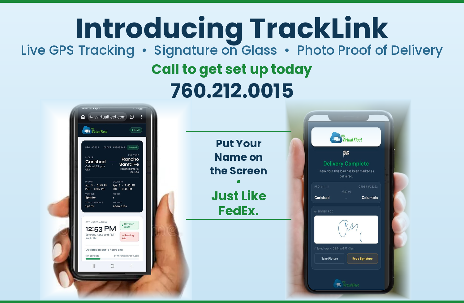 Introducing TrackLink — Live GPS Tracking, Signature on Glass, Photo Proof of Delivery